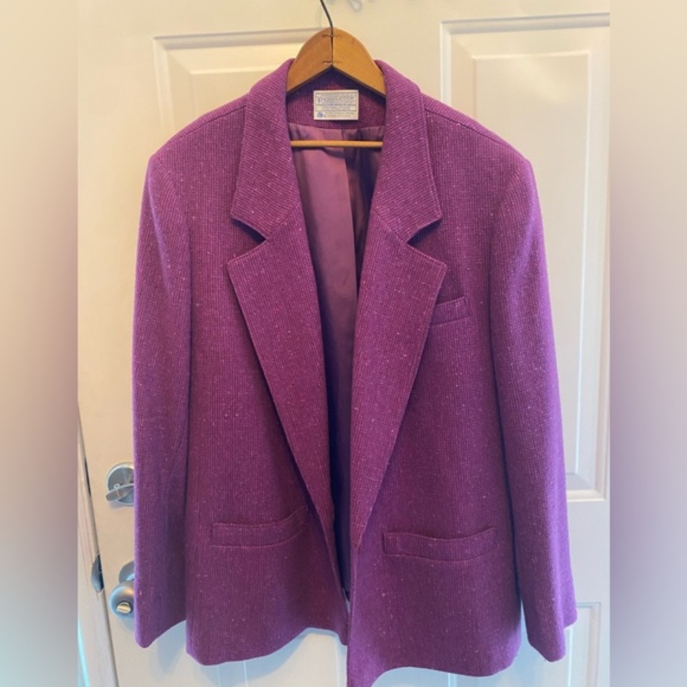 Purple Blazer, plus size‎